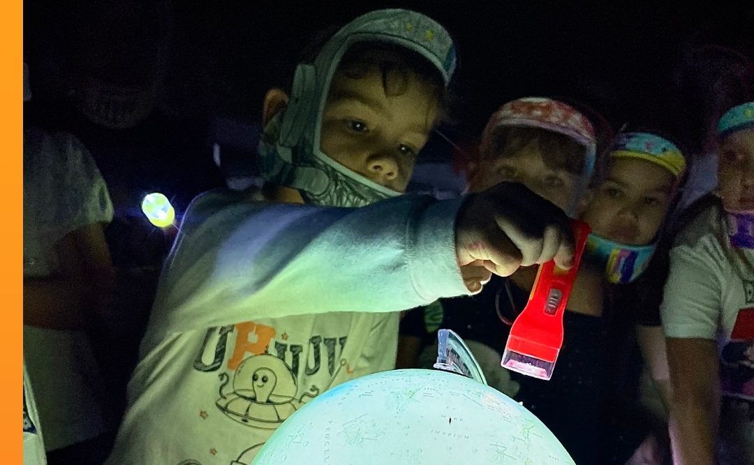 Estudantes viram exploradores do espaço na “Noite da Lua”